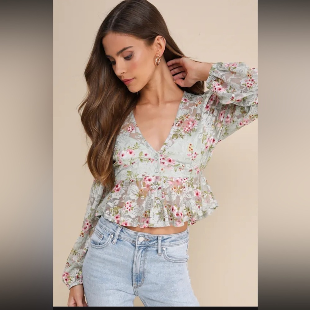 Lulus Peplum Top